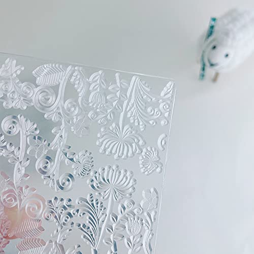 Chrysanthemum Background Flowers Bloom Dandelion Backdrop Clear Stamps Transparent Silicone Stamp Album Cards Rubber Stamp for Card Making Decoration and DIY Scrapbooking
