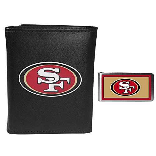 Siskiyou Sports NFL Cincinnati Bengals Mens Tri-fold Wallet & Color Money Clip, Black, One Size,FTRL010LMP