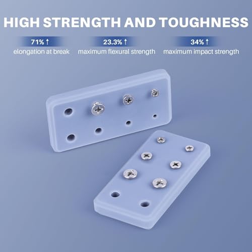 ELEGOO ABS-Like 3D Printer Resin 3.0, 405nm UV-Curing Photopolymer Resin for Mars Saturn Jupiter MSLA DLP LCD 3D Printing with Strength and Toughness, High Precision, Low Viscosity, Yellow 2000g