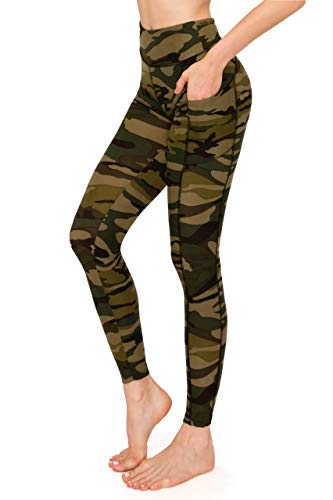 Women's Cargo Leggings Pants - Buttery Soft Casual Workout Gym Bottom Black X-Small