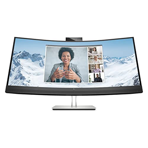 HP E34m G4 34" WQHD Curved Screen LED LCD Monitor - 21:9 - Black