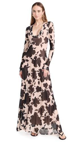 AFRM Women's Moni Maxi Dress, Shadow Floral, XXS