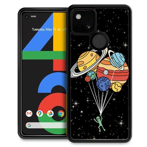 Goodsprout Compatible with iPhone Xs Max Case Alien Balloon Solar System Graphic for Girls,Picture Pattern Design Shockproof Anti-Scratch Hard PC Back Case for iPhone Xs MAX