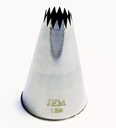 JEM Small Fine Star Savoy Piping Nozzle no. 1ES