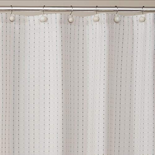 SKL Home Hopscotch Fabric Shower Curtain, Cream