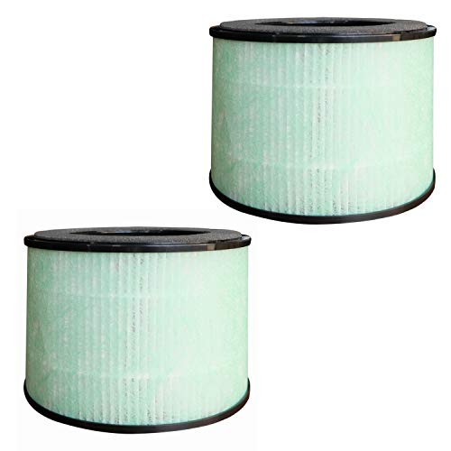 Flintar BS-08 Replacement Filter, Compatible with PARTU BS-08 Air Purifier, Better Filtration and Odor Reduction, 2-Pack