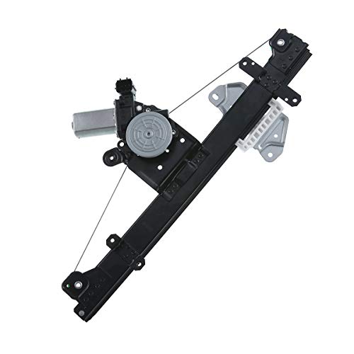 YHTAUTO Front Power Window Regulator Driver Side with 6-Pin Motor Assembly for Nissan Sentra 2013-2019 Sedan, with Express Up Or Down