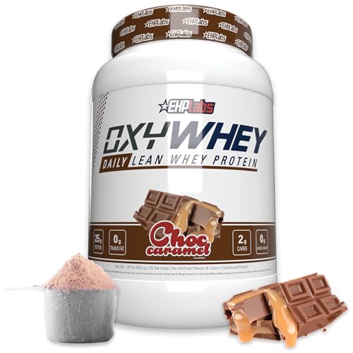 EHP Labs OxyWhey Whey Protein Isolate Powder - 25g of Whey Isolate Protein Powder, Meal Replacement Shake, Sugar Free Protein Powder - 25 Serves (Banana)