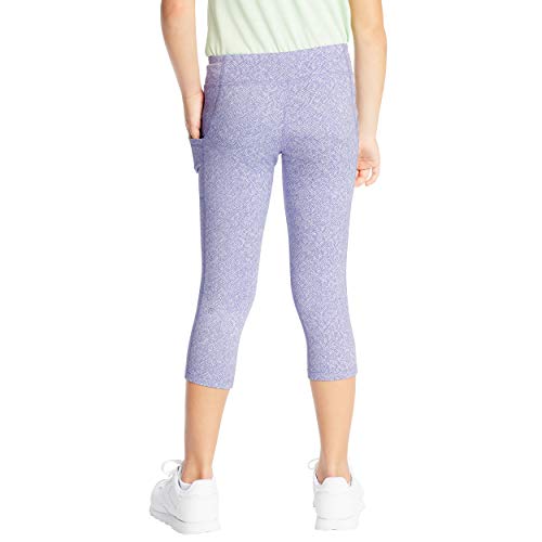 C9 Champion girls Premium Capri Leggings, Passion Purple Heather, X-Small US