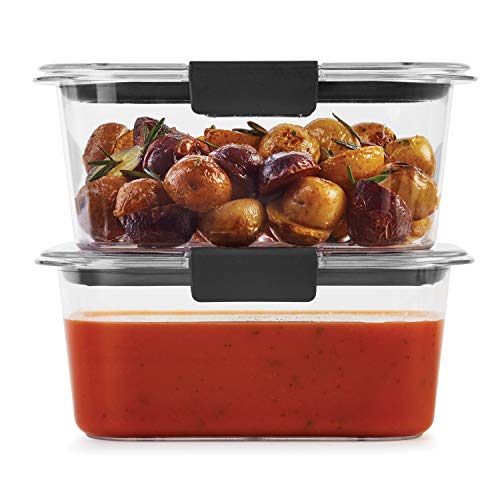 Rubbermaid Brilliance BPA Free Food Storage Containers with Lids