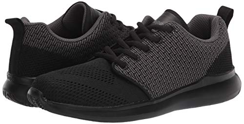 Propét Women's TravelBound Tracer Sneakers, Black, 7 Narrow US