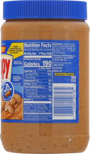 SKIPPY Peanut Butter, Super Chunk, 40 Ounce