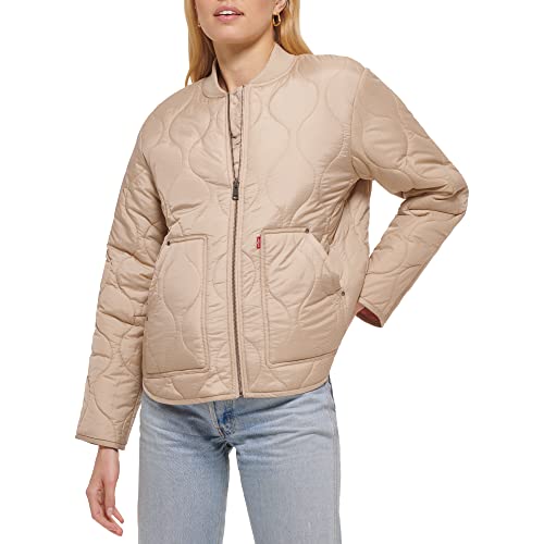 Levi's Women's Onion Quilted Liner Jacket, Sesame, Small