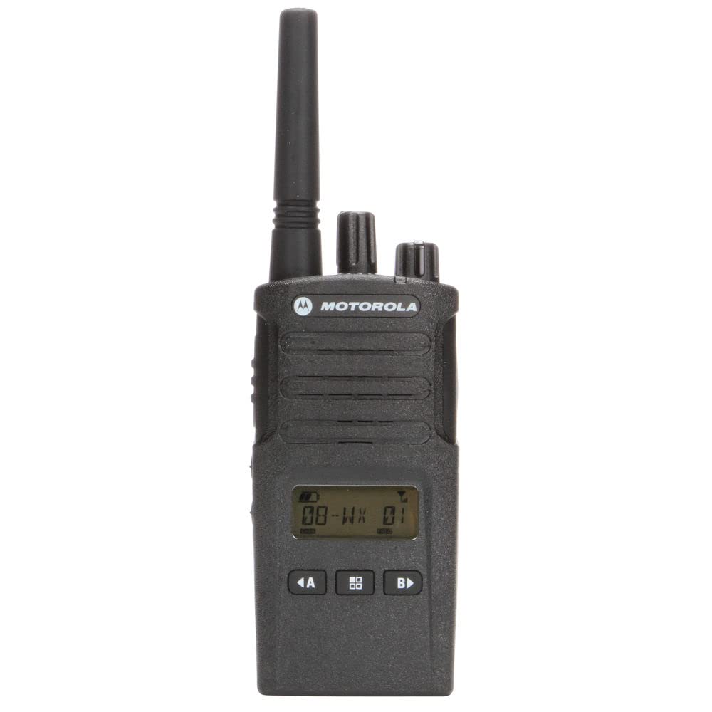 Motorola RMU2080d On-Site 2-Way Business Radio with Display (RMU2080D) + Mic Sanitizer Spray + Microfiber Cloth - Base Bundle