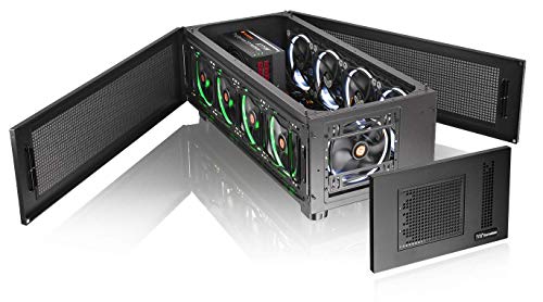 Thermaltake Core P100 Extended Water Cooling Fully Modular/Dismantle Stackable Tt LCS Certified Pedestal CA-1F1-00D1NN-00, Black