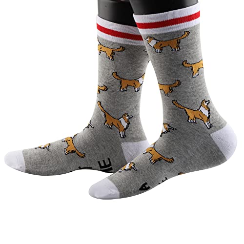 PXTIDY 2 Pairs Sheltie Socks Sheltie Dog Lover Gift A House Is Not A Home Without A Sheltie Socks Shetland Sheepdogs Gift