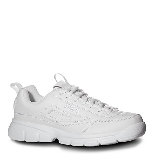 Fila Men's Disruptor SE Training Shoe, White Navy Red - 12