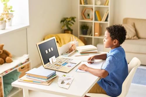 BEKILOLE Toddler Toys My First Laptop, Magnetic and Drawing Board Toy for Boys and Girls, Creative Play Montessori toys, and Learning and Educational Toys for 3 4 5 6 7 8 Year Old Kids