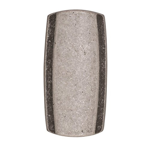 Amerock | Cabinet Knob | Aged Pewter | 1-3/8 inch (35 mm) Length | Highland Ridge | 1 Pack | Drawer Knob | Cabinet Hardware