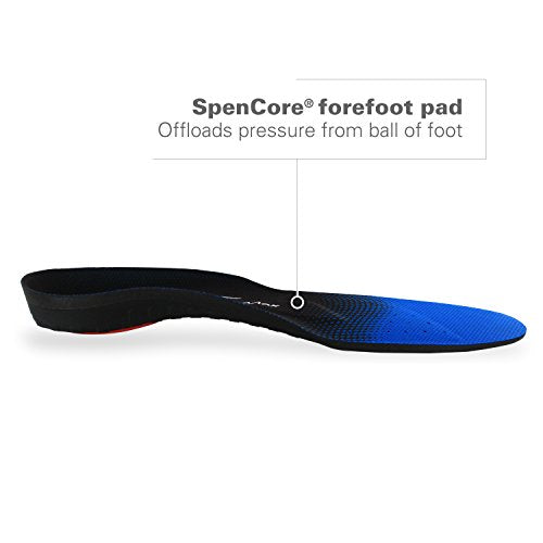 Spenco Total Support Max Shoe Insoles - Orthotic Metatarsal Arch Support Inserts - Absorbs Shock, Reduces Over-Pronation, Conforms to Foot Contours, Deep Heel Cupping Women's 5-6.5