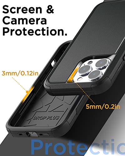 AICase Rugged Case for iPhone 13 Pro Max/12 Pro Max,Heavy Duty 3-Layer Pocket-Friendly Durable Military Grade Protection Shockproof/Drop Proof Protective Cover for iPhone 13 pro max/12 pro max 6.7”_6