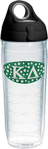 Tervis Sorority - Kappa Delta Tumbler with Emblem and White Lid 16oz Mug, Clear