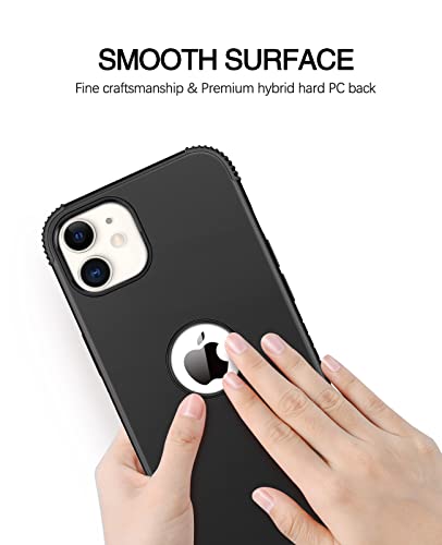 BENTOBEN for iPhone 12 Case, Phone Case for iPhone 12 Pro, Heavy Duty 2 in 1 Full Body Rugged Shockproof Protection Hybrid Hard PC Bumper Drop Protective Girls Women Boy Cover,Light Green