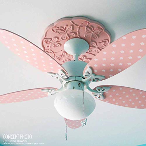Ekena Millwork CM18ATRBC Attica Ceiling Medallion, 18"OD x 4"ID x 5/8"P (Fits Canopies up to 5"), Hand-Painted Root Beer Crackle