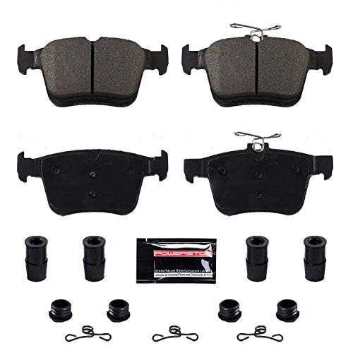 Power Stop Z23-1761 Rear Z23 Evolution Sport Carbon Fiber Infused Ceramic Brake Pads with Hardware