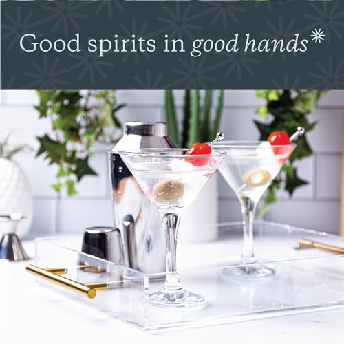 Vikko Martini Glasses Set of 12, 5.2 Ounce Cocktail Glasses with Stem, Elegant Cosmopolitan Glasses for Martinis and Cocktails, Dishwasher Safe, Bulk Martini