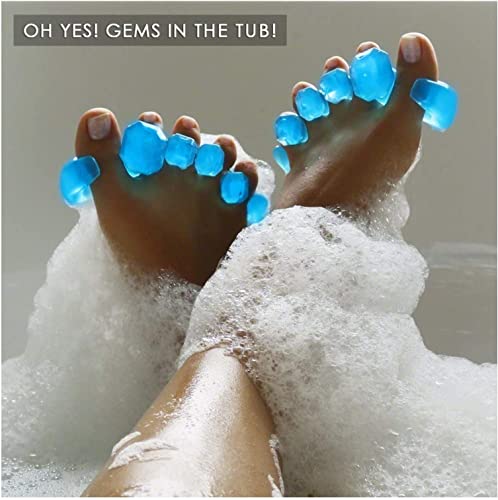 YogaToes GEMS: Gel Toe Stretcher & Separator - America’s Choice for Fighting Bunions, Hammer Toes (Small fits Shoe Sizes W: 7.5-11 / M: 7-10,) 1 Pair