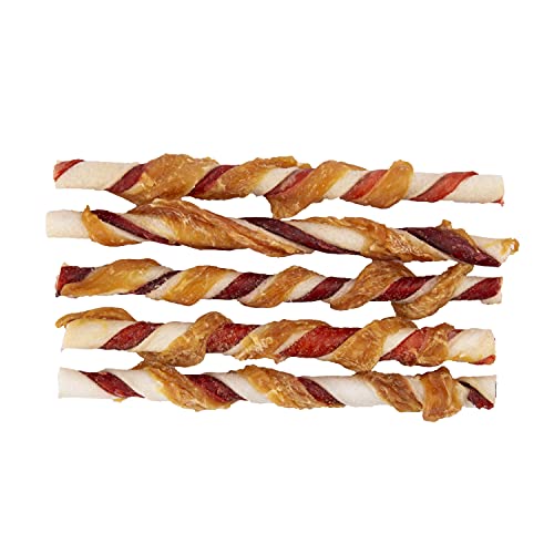 Good 'N' Fun Triple Flavor Twist Rawhide Treats For Dogs, 35 count