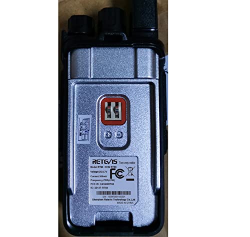 Retevis RT68 Two-Way Radios Long Range, Walkie Talkies for Adults, 2 Way Radio with Earpiece, Walkie Talkie Rechargeable with Charging Base, for Manufacturing Restaurant Business School(10 Pack)