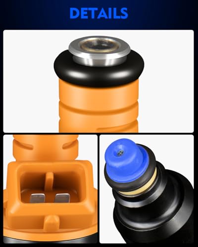 YZHIDIANF Upgraded 0280150943 Fuel Injectors Fit For:-Ford F150 4.6L 1997-2003 5.4L 1997-2002 For:-Mustang 1996-2004 F250 F350 E150 E250 E350 Bronco, For:-Lincoln Navigator, 5.0L 5.4L (8 Pcs)