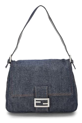 Fendi, Pre-Loved Blue Denim Mama, Blue