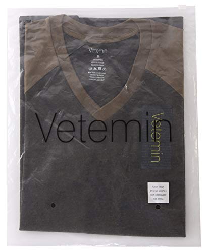 Vetemin Men's Casual Breathable Tagless Short Sleeve Active Hiking Running Baseball V Neck T Shirts Heather Oatmeal S