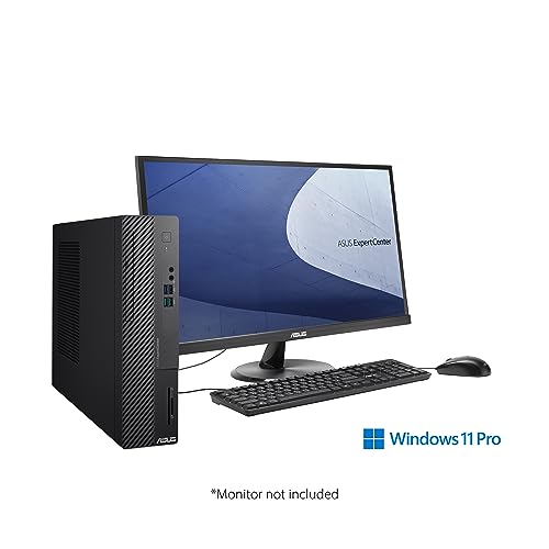 ASUS ExpertCenter D5 Small Form Factor Desktop PC, Intel Core i5-13400, 8GB DDR4 RAM, 512GB PCIe SSD, Windows 11 Pro, Black, D500SE -XS502