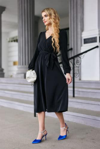 Coutgo Women Rhinestone Heels Kitten High Satin Pumps Pointed Toe Sparkly Sexy Wedding Dress Shoes Apricot