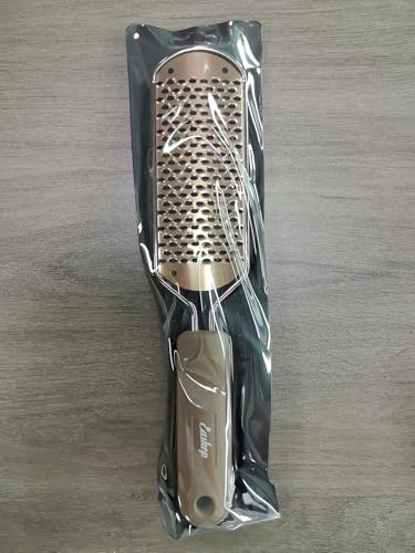 Foot File Foot Scrubber Pedicure - Callus Remover for Feet Easkep Professional Grater Rasp Foot Scraper Corns Callous Removers Cracked Dead Skin Remover for Dry and Wet Feet (Golden)