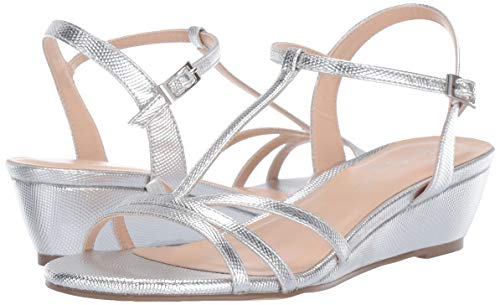 Paradox London Pink Women's Tessa Wedge Sandal, Champagne, 8.5