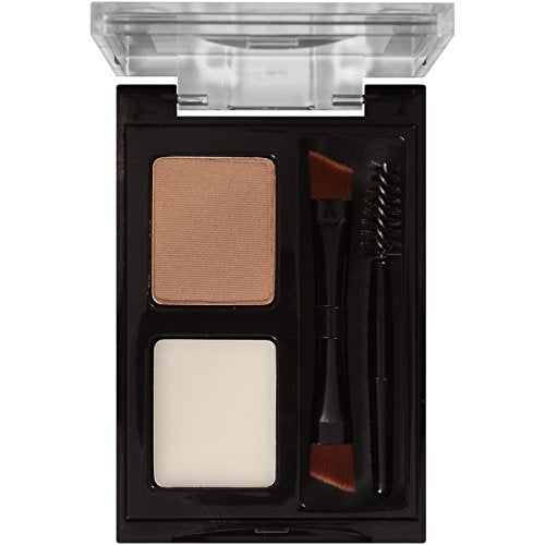 Revlon ColorStay Brow Kit, Includes Longwear Brow Powder, Clear Pomade, Dual-Ended Angled Tip Eyebrow Brush & Spoolie Brush, Blonde (105), 0.08 oz