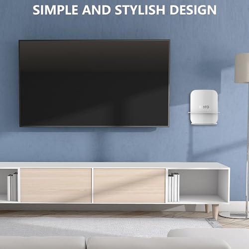SSCEHCNY Wall Mount Holder for eero Max 7 Home WiFi System-Simple, eero Max 7 Wall Metal Mount Bracket,eero Max 7 Wall Metal Mount Bracket Compatible with eero WiFi System Ceiling (（1Pack）)