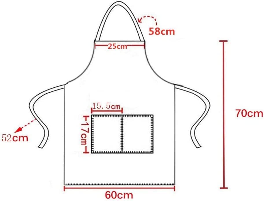 TSD STORY 12 Pcs Bib Bulk Black Aprons for Women Men Adult Girls Unisex with 2 Pockets, Baking Cooking Kitchen Painting Apron (Black,12 pcs)