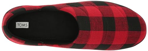 TOMS Men's Ezra Slipper, Shadow Felt/Fleece, 12