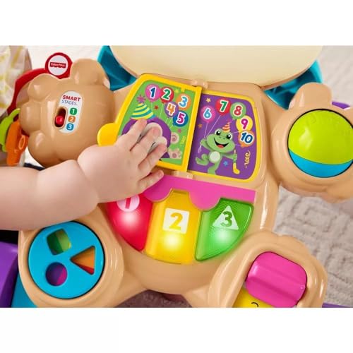 Fisher-Price Baby Toy Laugh & Learn Smart Stages Learn with Sis Walker with Music Lights & Activities for Infants Ages 6+ Months