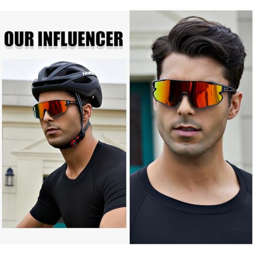 DUCO Sports Polarized Sunglasses for Men Women Running Sunglasses Fishing Cycling Baseball Glasses UV400 Protection DC0023