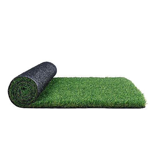 VEVOR Artifical Grass Turf, 3 x 5 ft Thick Grass Rug Indoor Outdoor, 1.38" Realistic Synthetic Grass Mat with Drainage Holes, Perfect for Patio Garden Lawn Home Backyard Dog Mats