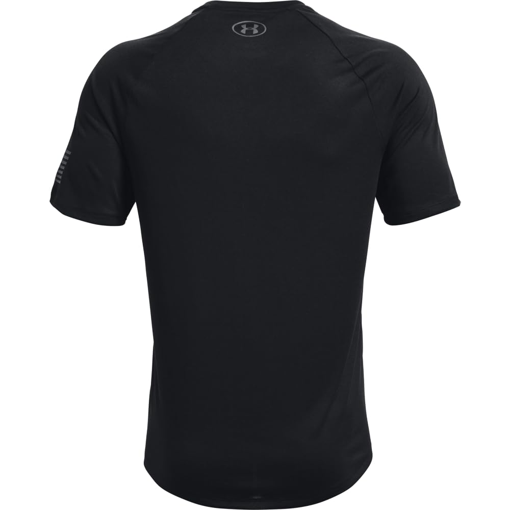 Under Armour Men's Freedom Tech Short Sleeve T-Shirt, Black (001)/Pitch Gray, XX-Large