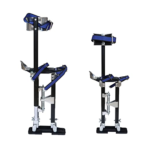 TINVHY 15-23In Adjustable Drywall Stilts for Sheetrock Painting or Cleaning Black