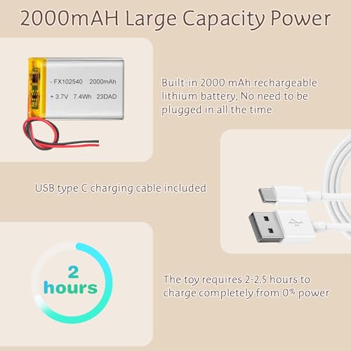 INKZOO Cat Toys Interactive Cat Toy Automatic Cat Toys for Indoor Cats, 3-in-1 Electric Cat Toy USB Rechargeable, Ambush Feather, Fluttering Butterfly, Track Balls Kitten Toy Cat Exercise Toys